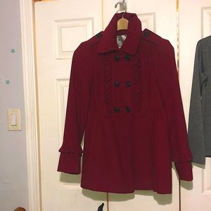 Fully lined heavy coat